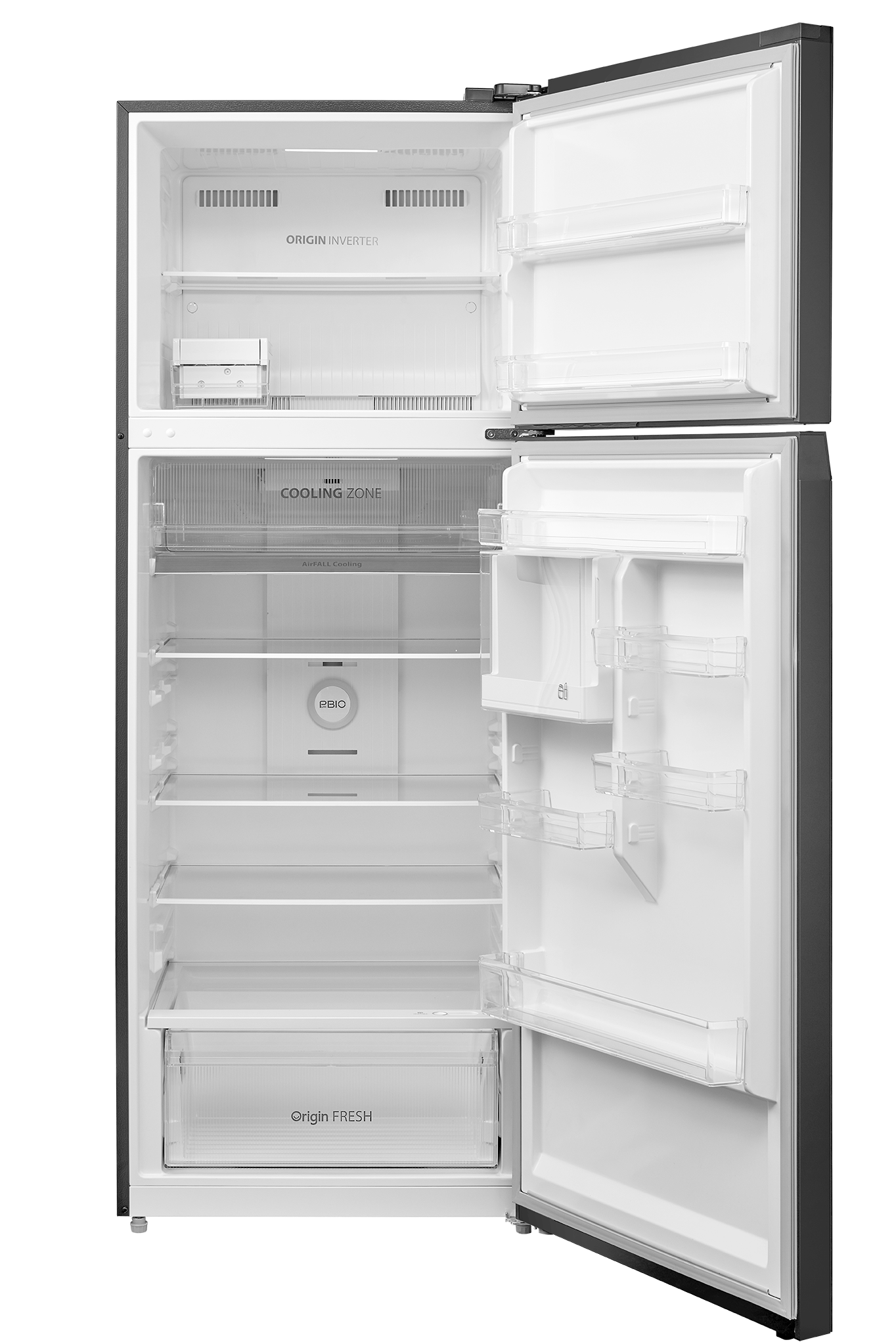 Toshiba No Frost Refrigerator With Inverter Technology, 450 Liters, Dark Silver - GR-RT624WE-PGN(72) Toshiba No Frost Refrigerator With Inverter Technology, 450 Liters, Dark Silver - GR-RT624WE-PGN(72)